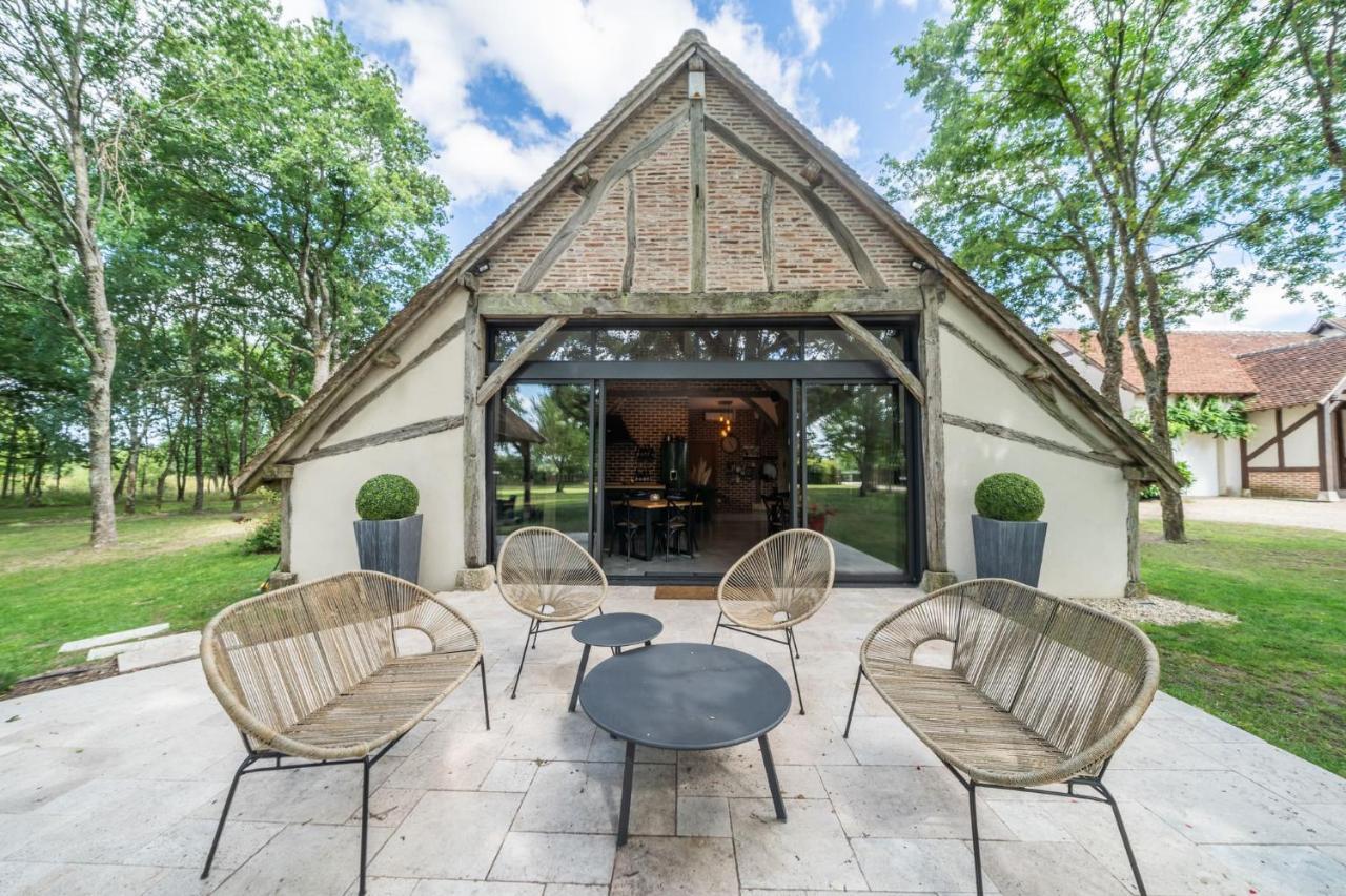 La Grange De Leonie, Chambres D'Hotes Avec Piscine Et Spa Mery-sur-Cher Екстер'єр фото