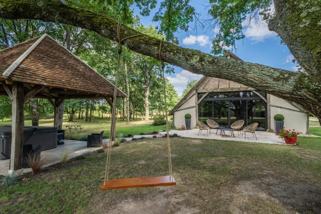 La Grange De Leonie, Chambres D'Hotes Avec Piscine Et Spa Mery-sur-Cher Екстер'єр фото