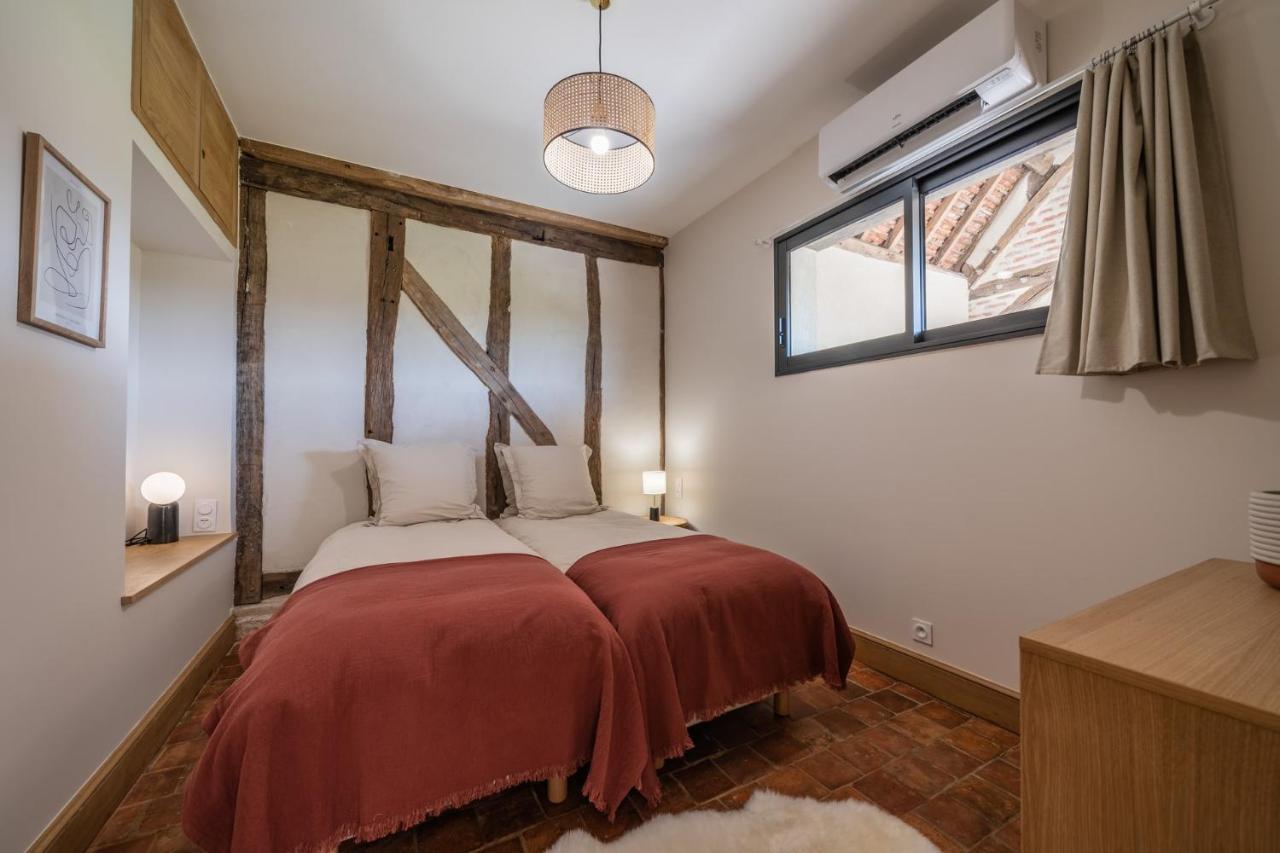 La Grange De Leonie, Chambres D'Hotes Avec Piscine Et Spa Mery-sur-Cher Екстер'єр фото