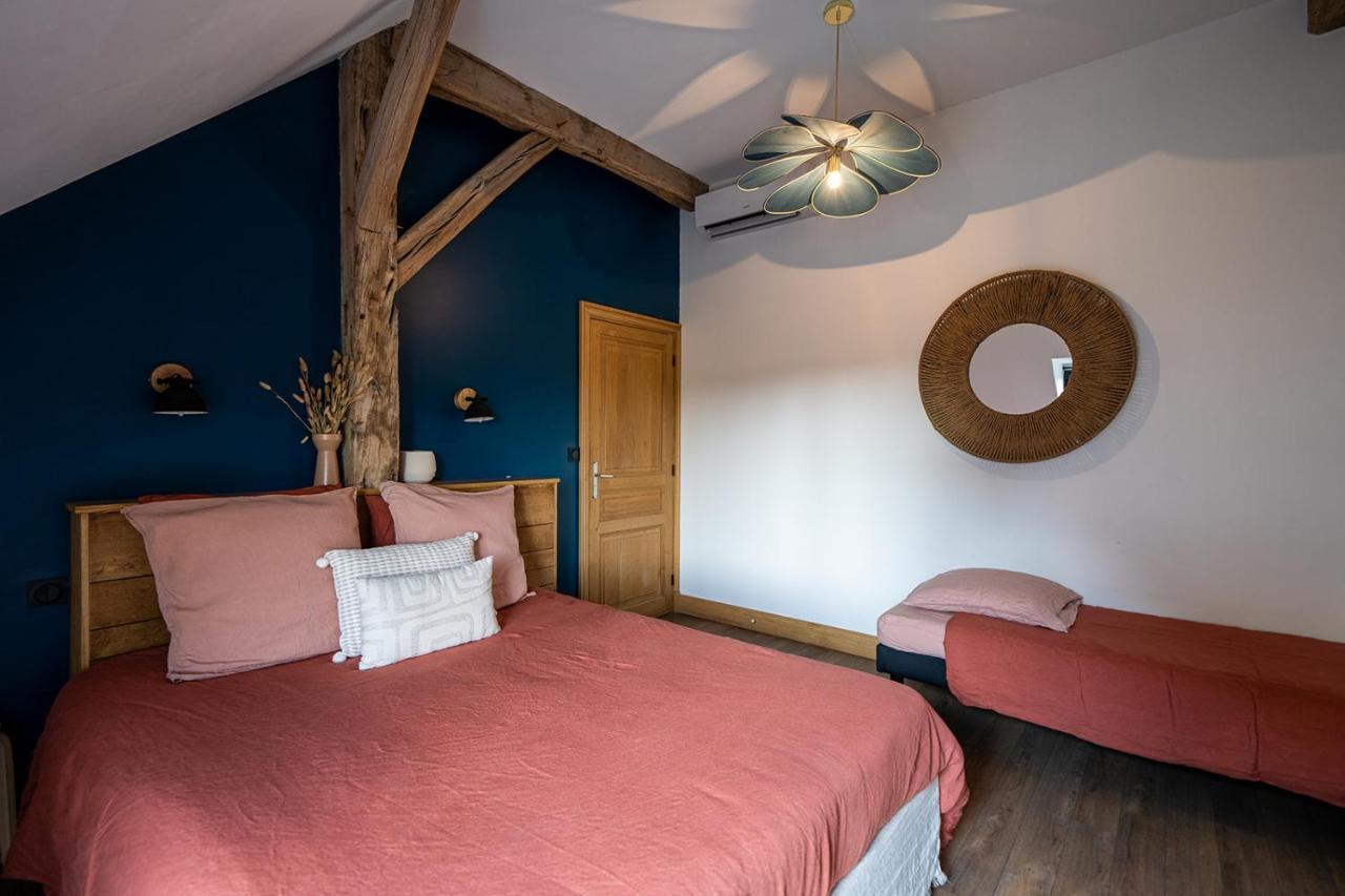 La Grange De Leonie, Chambres D'Hotes Avec Piscine Et Spa Mery-sur-Cher Екстер'єр фото